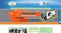 Desktop Screenshot of cookstowncaravans.com