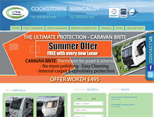 Tablet Screenshot of cookstowncaravans.com